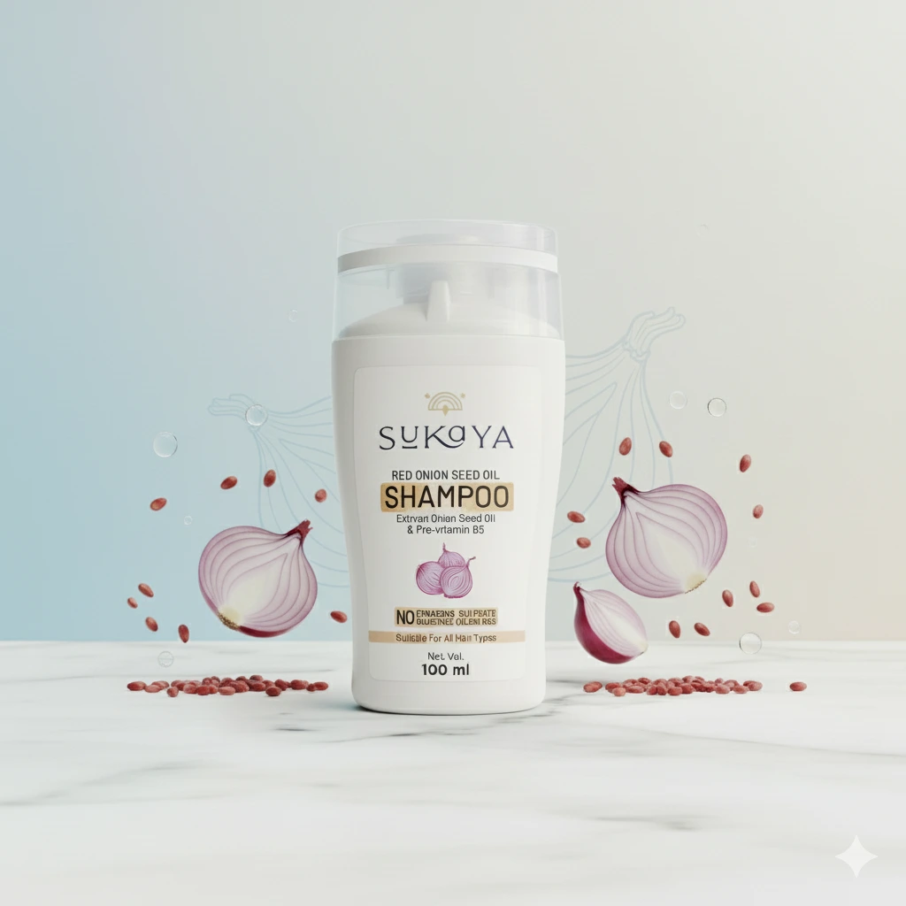 Sukaya Onion Shampoo for reducing hair fall and scalp care