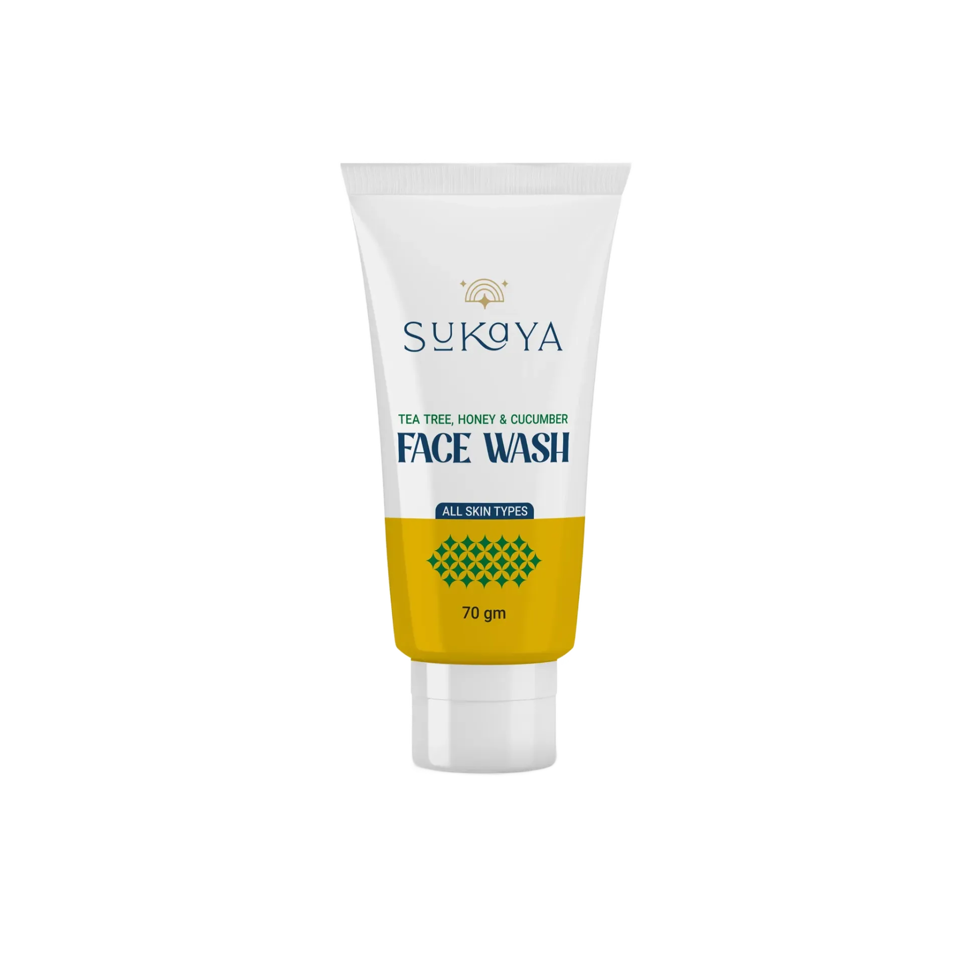 SUKAYA HONE, TEA TREE & CUCUMBER FACE WASH